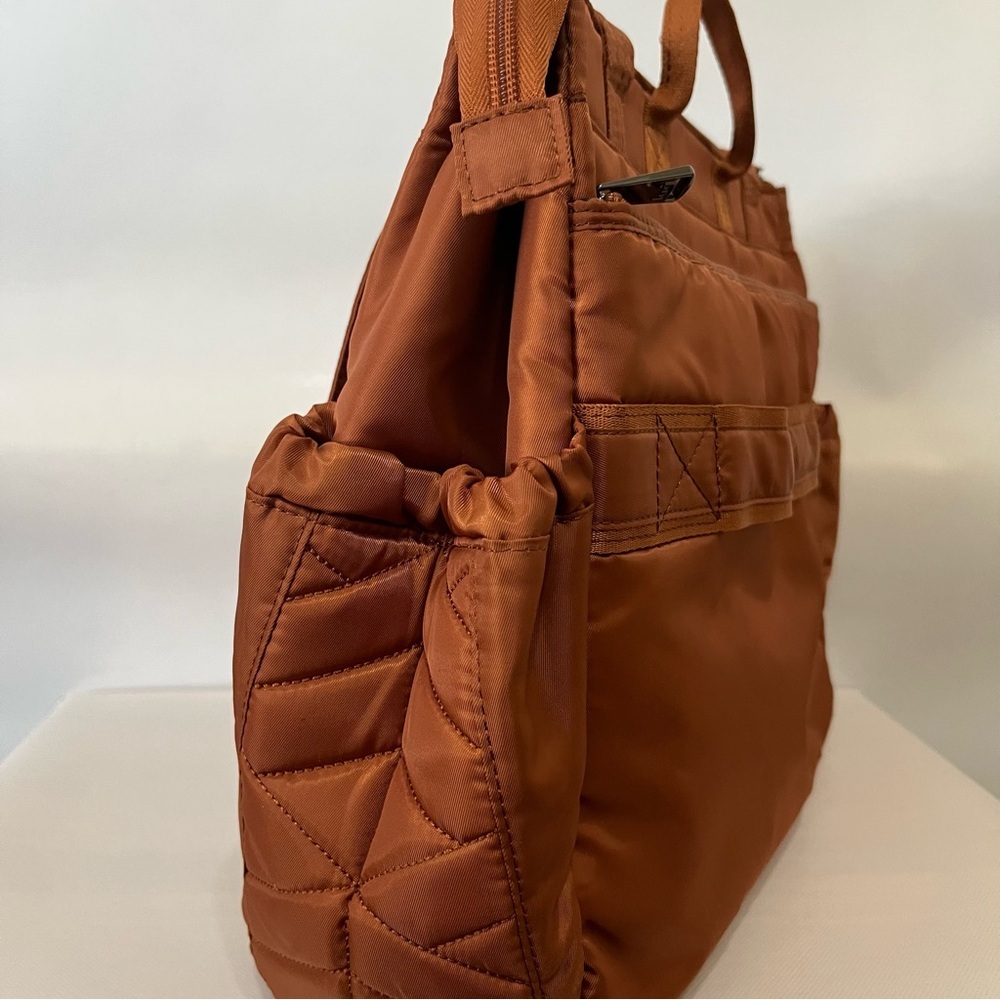 Lug Soprano Copper Brown Shoulder Tote Travel Bag NWT - Picture 5 of 9